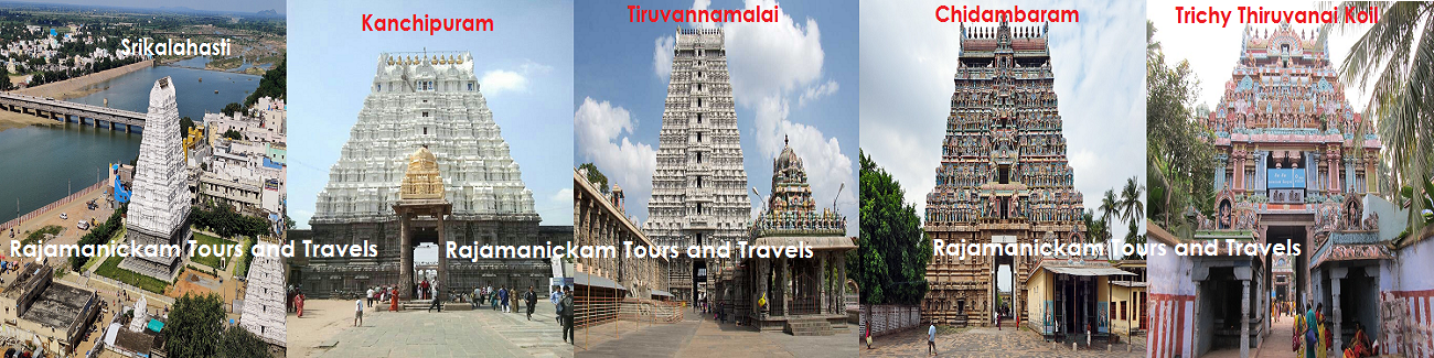 Pancha Bhoota Temples Tour Package from Chennai