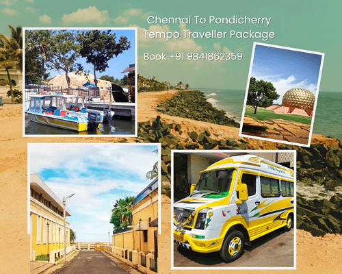 Chennai to Pondicherry Tempo Traveller