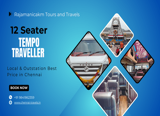 12 Seater Tempo Traveller Chennai