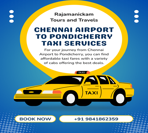 Chennai Airport to Pondicherry Taxi