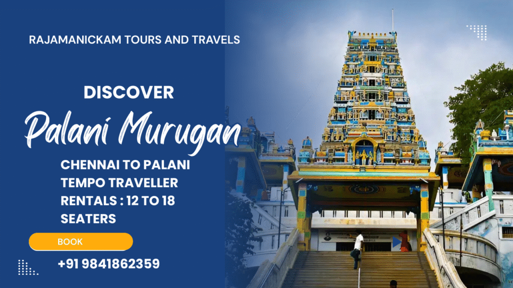 Chennai to palani Tempo Travelelr rental