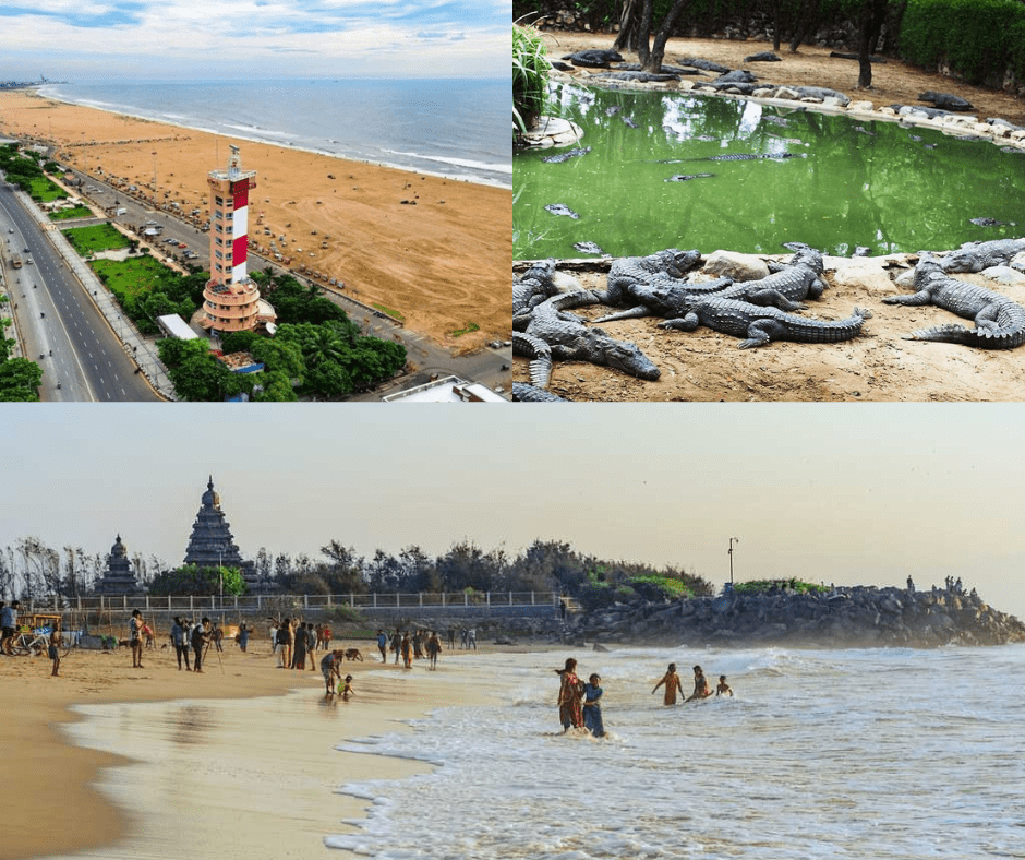 ECR Mahabalipuram Marina Beach One Day Trip