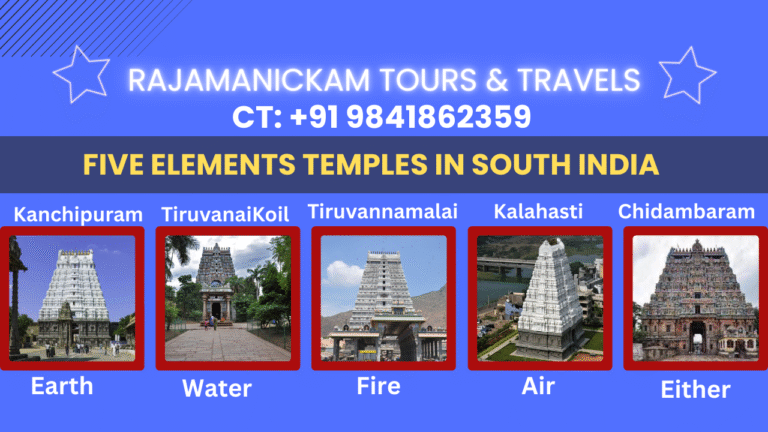 Five Elements Temples in South India
