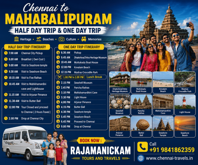 How to Plan a Mahabalipuram Trip from Chennai A Complete Guide