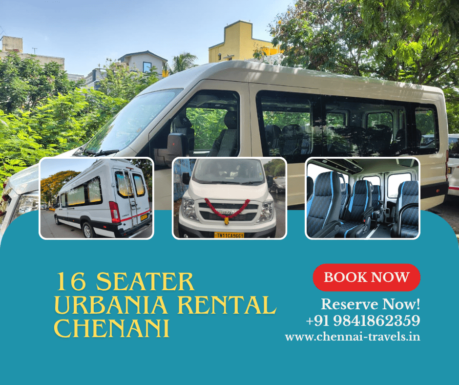 16 Seater Luxury Van Rental Chennai
