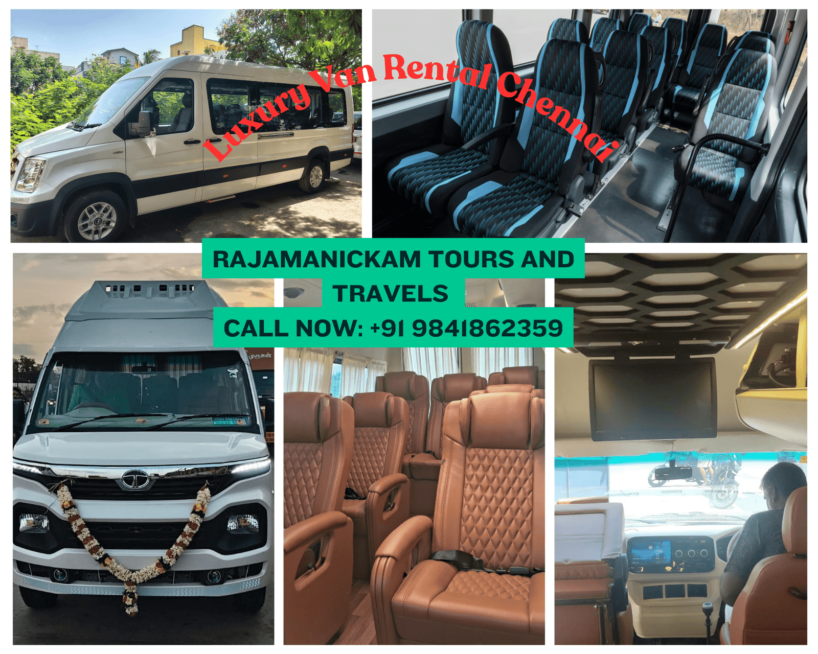 Luxury Van Rental Chennai With Driver