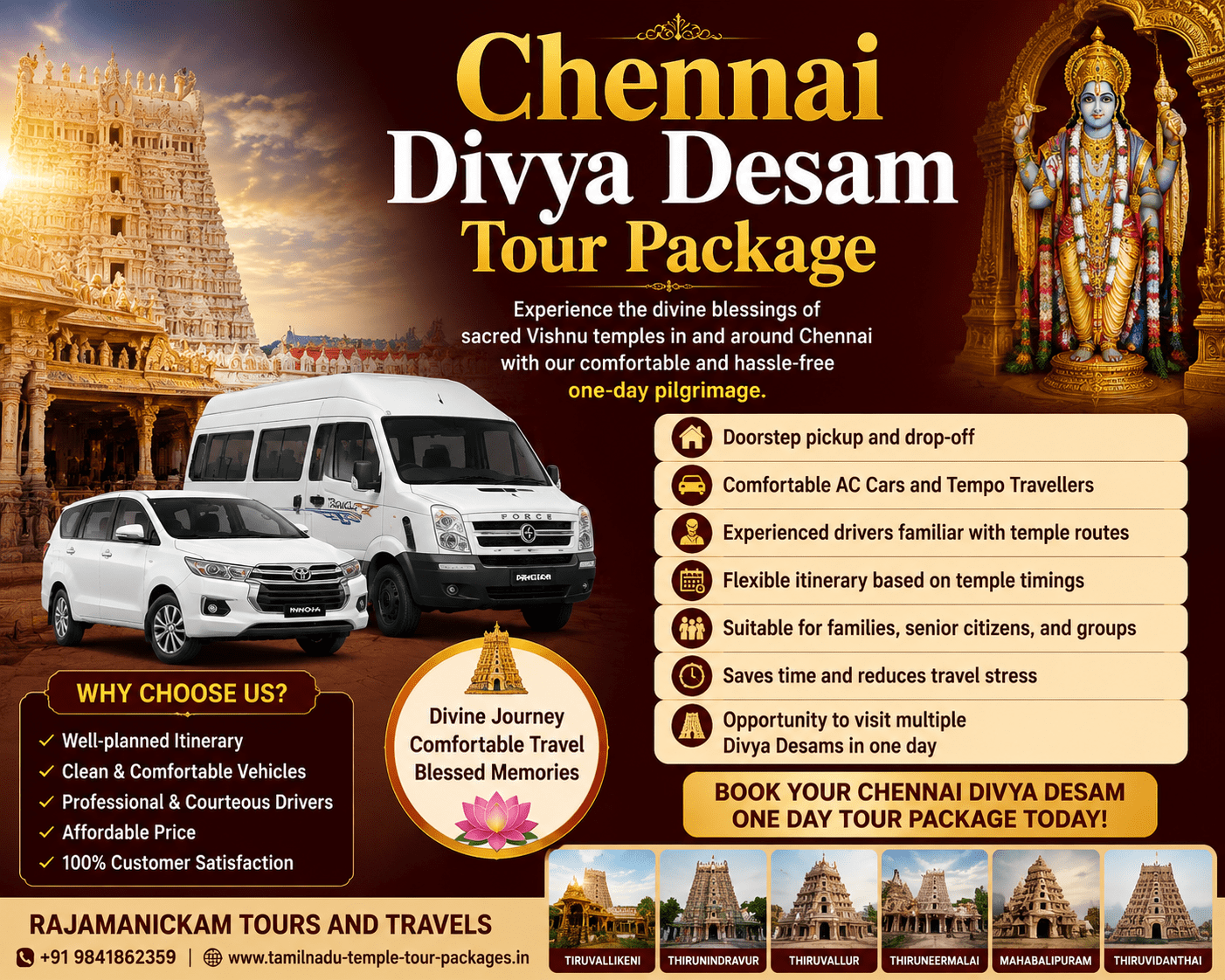 Chennai Divya Desam Package